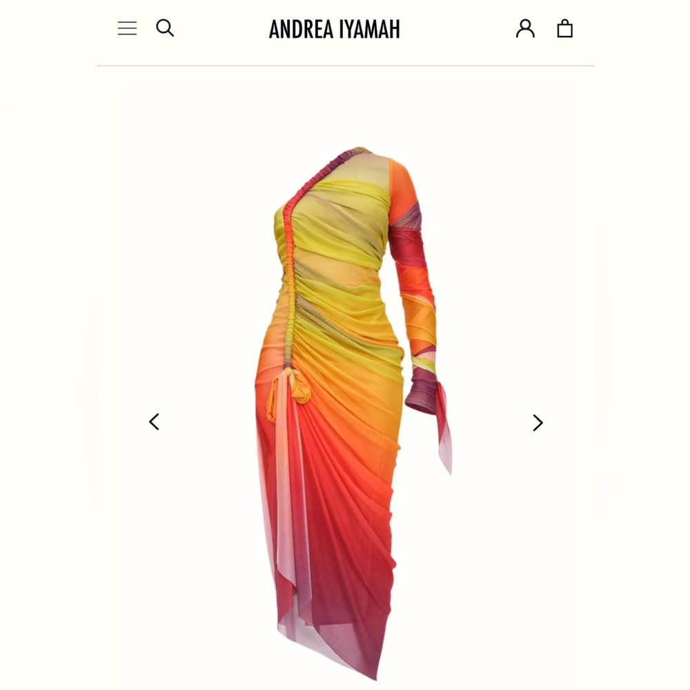 Andrea Iyamah Vibrant Asymmetrical Dress
